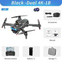  P15 Drone: Professional 8K GPS Dual Camera with Extended Flight Time  ourlum.com Black Dual 4K-1B  