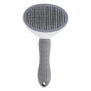 Pet Grooming Tool: Self-Cleaning Hair Remover Comb Easy Use