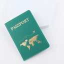 Passport Cover: Elegant World-Themed Travel Holder Gift