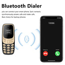 SERVO Small Mobile Phone Bluetooth Dialer Magic Voice Low Radiation Mini Cellphone