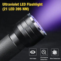 LED UV Blacklight Mini Torch Flashlight for Pet Urine Stains