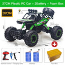 ZWN Off-Road 4WD RC Car With LED Lights - Ultimate Remote Control Truck  ourlum.com 37CM Green 2B P  