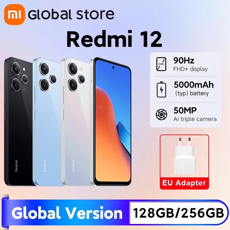 Xiaomi Redmi 12 Global Version 128GB / 256GB ROM MediaTek Helio G88 6.79" FHD+ DotDisplay 50MP Triple Camera 5000mAh Battery  ourlum.com   