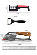 Multifunctional Stainless Steel Chef Knife for Kitchen Use