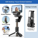 360 Rotation Gimbal Stabilizer Selfie Stick: Smart Video Kit  ourlum.com Q18 Gimbal  