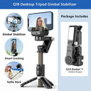 360 Rotation Following Shooting Mode Gimbal Stabilizer Selfie Stick Tripod Gimbal For iPhone Phone Smartphone Live Photography