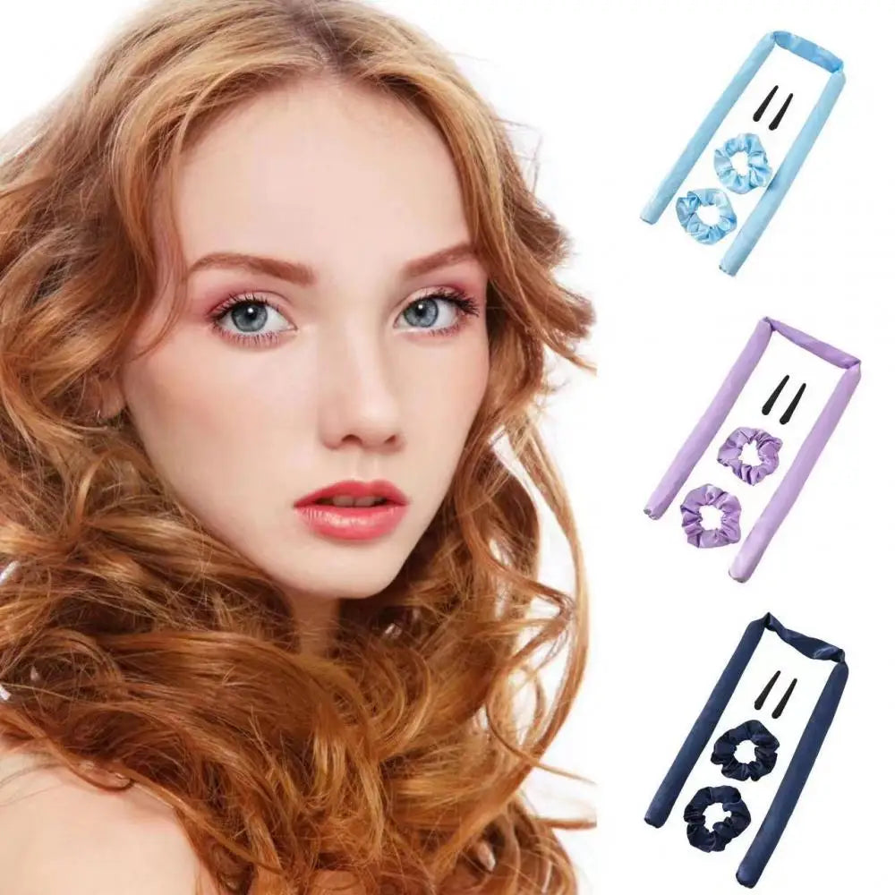 Soft Hair Curler Lazy Heatless Curling Rod Headband Hair Styling Tool Professional Silk Curling Ribbon Modeling Hair Accessories