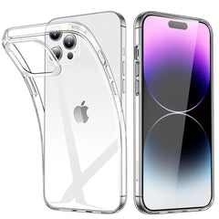 Crystal Clear Soft TPU Silicone iPhone Case - Ultimate Protection for Various iPhone Models