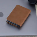 RFID Blocking Men's Wallet Stylish Card Holder with Money Clip