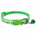 Colorful Cats Pattern Bell Collar: Stylish and Safe Pet Accessory  ourlum.com Violet  