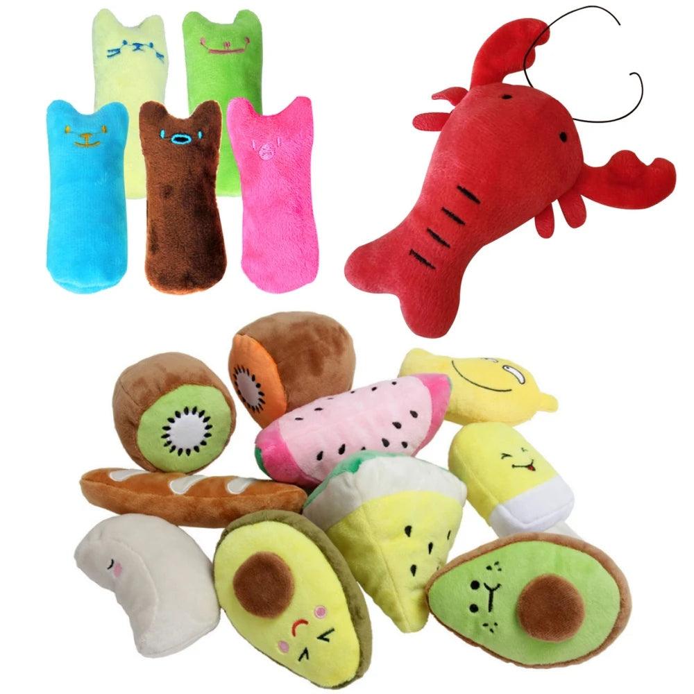 Cute Puppy Dogs Plush Toys Bite Resistant Pet Chew Toys Pet Cat Products Plush Squeaky Chew Toy Pet Supplies Dog Accessories