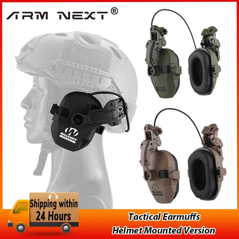 NEW Upgrade Shooting Noise Reduction Headsets Walker Outdoor Hunting Helmet Earmuff Airsoft Headset CS Wargame Headphone
