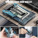 Wallet For Men Slim Aluminum Metal Money Clip RFID Blocking