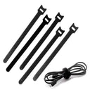 100 Cable Ties 150x12mm T-Buckle Strap Nylon Black Ties