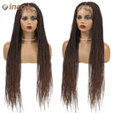 Kanekalon Synthetic Braided Lace Front Wigs for Style Options