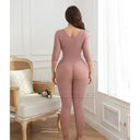 Women's Long Sleeved Full Body Shaperwear Elastic Bodysuits