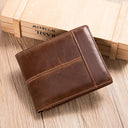 WESTAL Genuine Leather Wallet with Coin Purse RFID Men