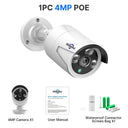 Hiseeu POE Outdoor Security Camera: Advanced Surveillance Solution  ourlum.com 1PC 4MP POE 3.6mm CHINA