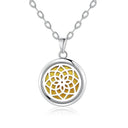 Tree Of Life Essential Oil Diffuser Necklace: Stainless Steel Beauty Gift  ourlum.com N2732-18  