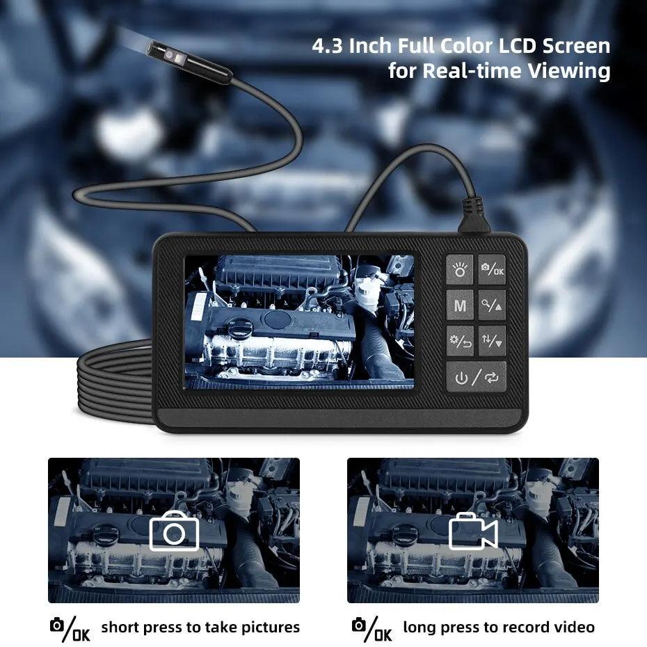 KERUI Dual Lens Waterproof Industrial Inspection Camera: Versatile Endoscope  ourlum.com   