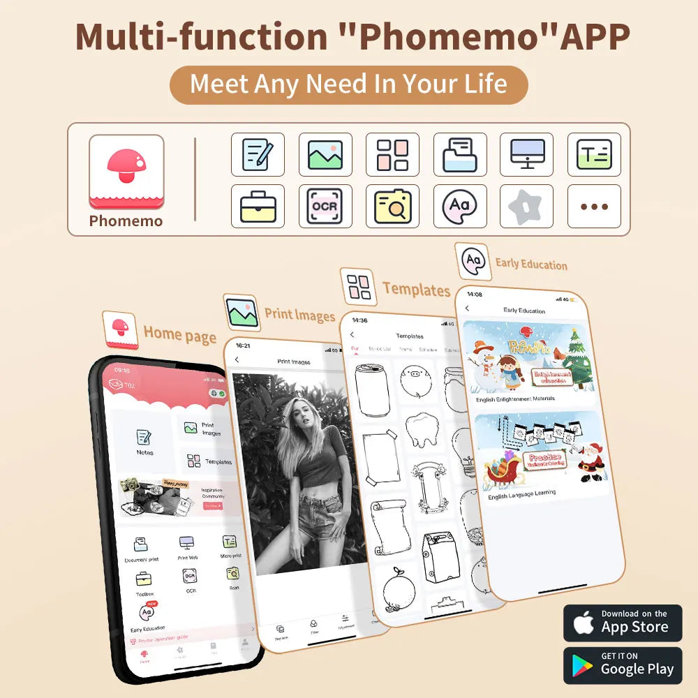 Phomemo Mini Wireless Pocket Printer: Portable Thermal Printing Solution  ourlum.com   