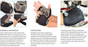 1Pair Cycling Gloves for Men & Women Anti Slip Gel Pad