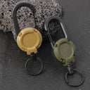 Retractable Heavy Duty Pull Reel Carabiner Key Chains