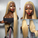 40 Inch Honey Blonde Lace Front Wig Luxurious Brazilian Remy