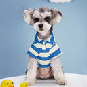 Dog Polo Shirt: Stylish Summer Clothing for Small Large Dogs & Cats  ourlum.com Blue XS 