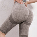 Seamless Women's Yoga Shorts with Butt Lifting Design