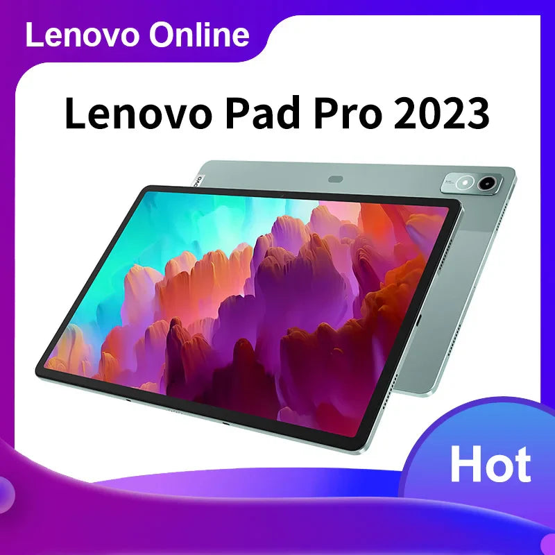 New Product Original Lenovo Xiaoxin Pad Pro 12.7 2023 Snapdragon 870 2944×1840 144Hz 8G+128G/256G 10200mAh Face Recognition  ourlum.com   