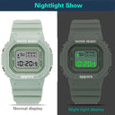 Colorful LED Sports Watch for Boys, Girls, Students, Men, and Women  ourlum.com   