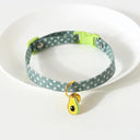 Adjustable Cute Kitten Collar with Bell - Safe & Stylish Cat Accessories  ourlum.com D S(17-32cm) CN