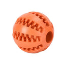 Rubber Dog Ball Dental Chew Toy Eco-Friendly Snack Dispenser