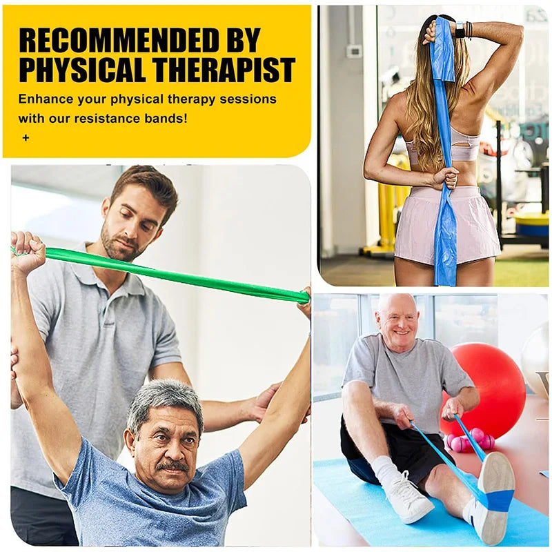 Versatile TPE Resistance Bands Set for Home Gym Workouts