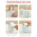 Mini Cute Cartoon Humidifier: Relaxing Aromatherapy Mist  ourlum.com   