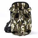 Dog Carrier Backpack: Outdoor Travel Mesh Camo Bag for Pets