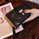 Leaves Long Wallet Stylish PU Leather Coin Holder for Women