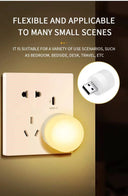 5pc Mini USB Plug Lamp 5V Super Bright Eye Protection Book Light Computer Mobile Power Charging USB Small Round LED Night Light