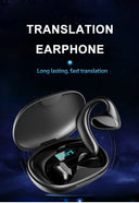 Wireless Translator Earbuds BT Headphones with Microphones