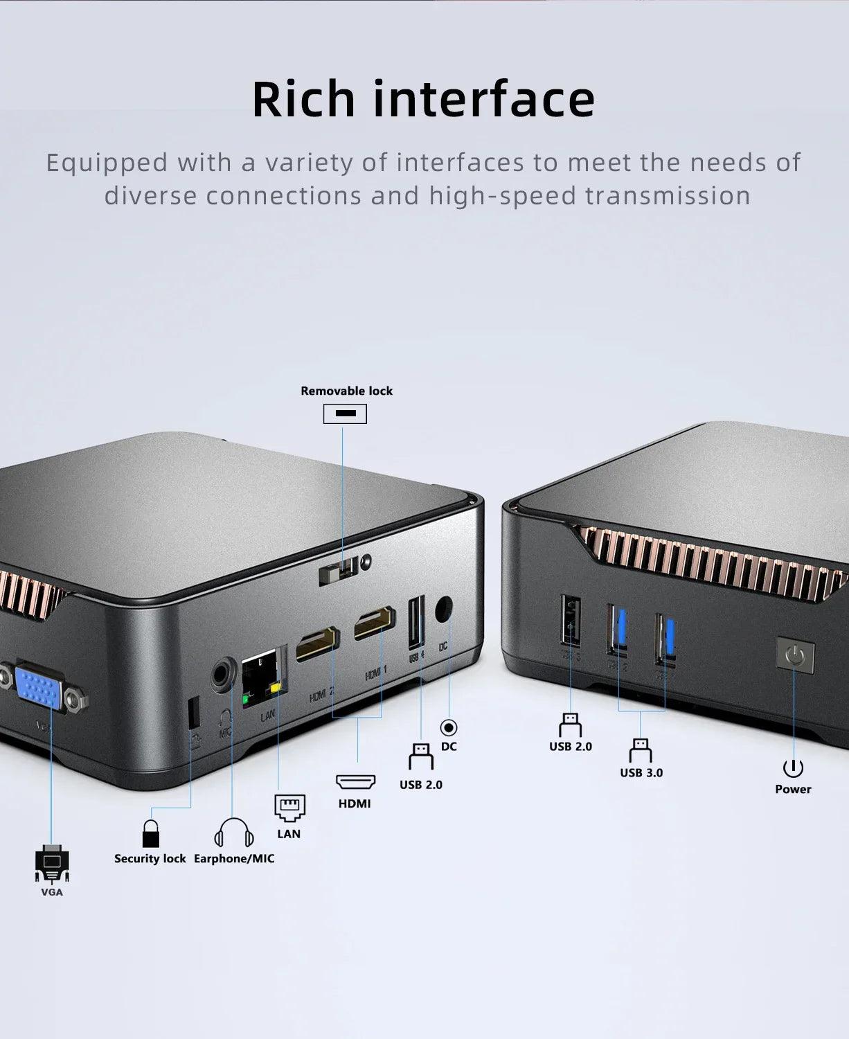 SZBOX GK3V GK3 Pro Alder Lake Mini PC: Superior Gaming and Versatility  ourlum.com   