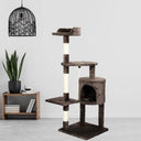 Cat Tree Multi-Level Tower Condo Scratching Post Dark Brown