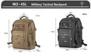 Tactical Backpack 3 Day Assault Pack Molle 38/45L Waterproof