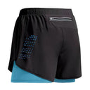 Men's 2-in-1 Quick Dry Running Shorts for Gym and Fitness Training - Summer Workout Shorts