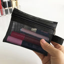 1PCS Makeup Bag Women Small Large Mesh Transparent Organizer