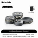 Naturehike 1L Aluminum Camping Cookware Set for Adventurers