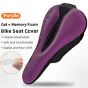 Gel Memory Foam Bicycle Seat Cover - Comfortable Cushion