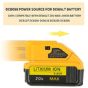 Dewalt DCB090 Power Converter Dual USB Adapter LED Light