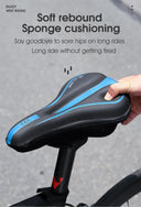 Gel Memory Foam Bike Seat Cover - Comfortable and Waterproof