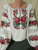 Floral Boho Blouse with Chic Lantern Sleeves for Women